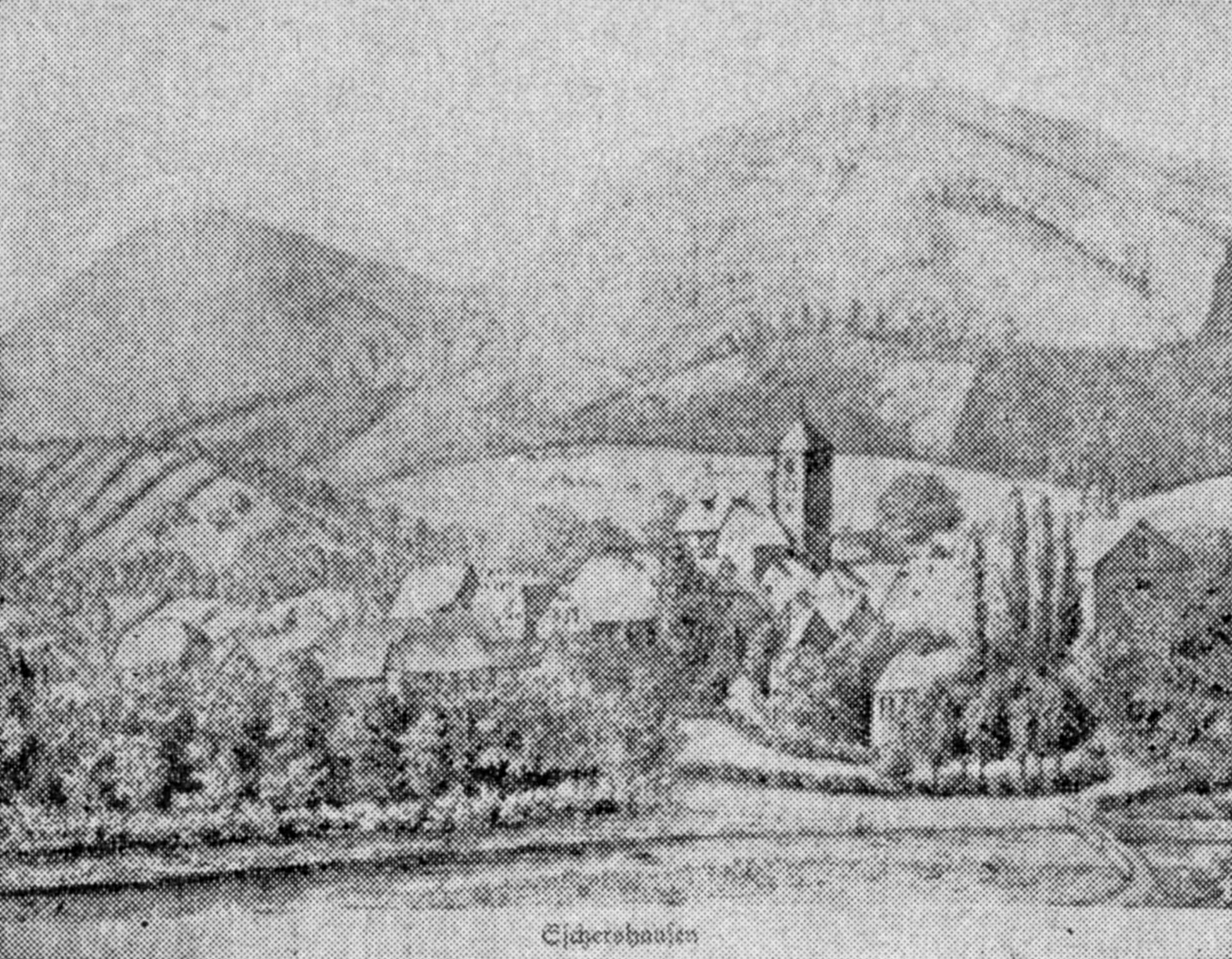 Bild von Eschershausen um 1870